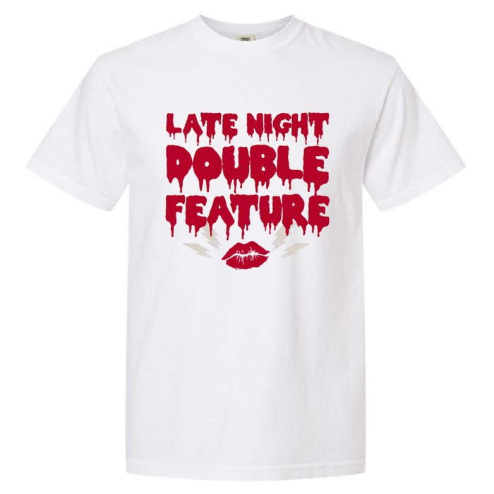 Late Night Double Feature Rock Musical Horror Show Garment-Dyed Heavyweight T-Shirt