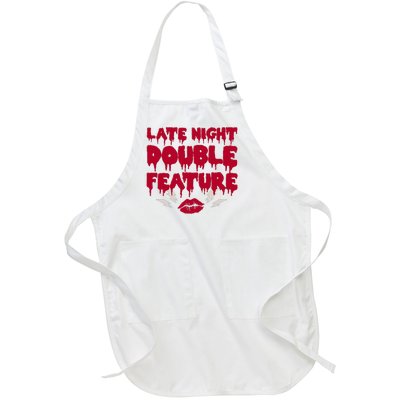 Late Night Double Feature Rock Musical Horror Show Full-Length Apron With Pockets