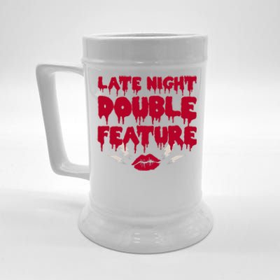 Late Night Double Feature Rock Musical Horror Show Beer Stein