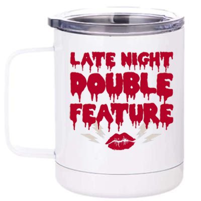 Late Night Double Feature Rock Musical Horror Show 12 oz Stainless Steel Tumbler Cup