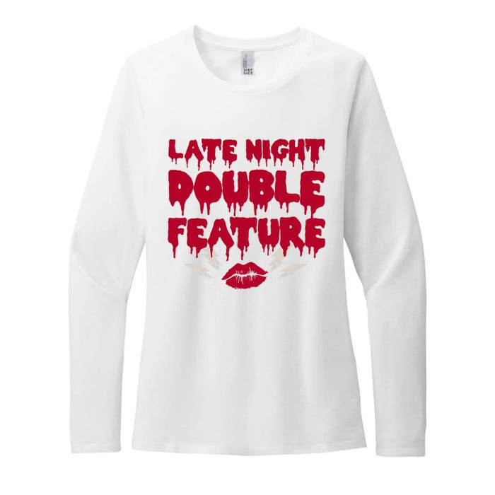 Late Night Double Feature Rock Musical Horror Show Womens CVC Long Sleeve Shirt