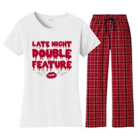 Late Night Double Feature Rock Musical Horror Show Women's Flannel Pajama Set