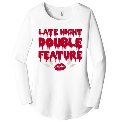 Late Night Double Feature Rock Musical Horror Show Women's Perfect Tri Tunic Long Sleeve Shirt