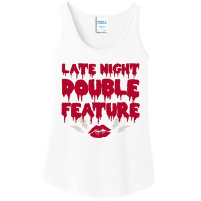 Late Night Double Feature Rock Musical Horror Show Ladies Essential Tank