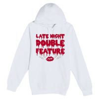 Late Night Double Feature Rock Musical Horror Show Premium Pullover Hoodie