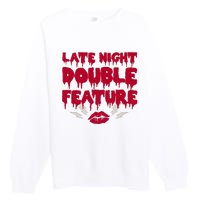 Late Night Double Feature Rock Musical Horror Show Premium Crewneck Sweatshirt