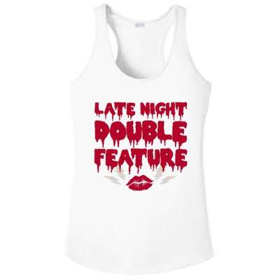 Late Night Double Feature Rock Musical Horror Show Ladies PosiCharge Competitor Racerback Tank