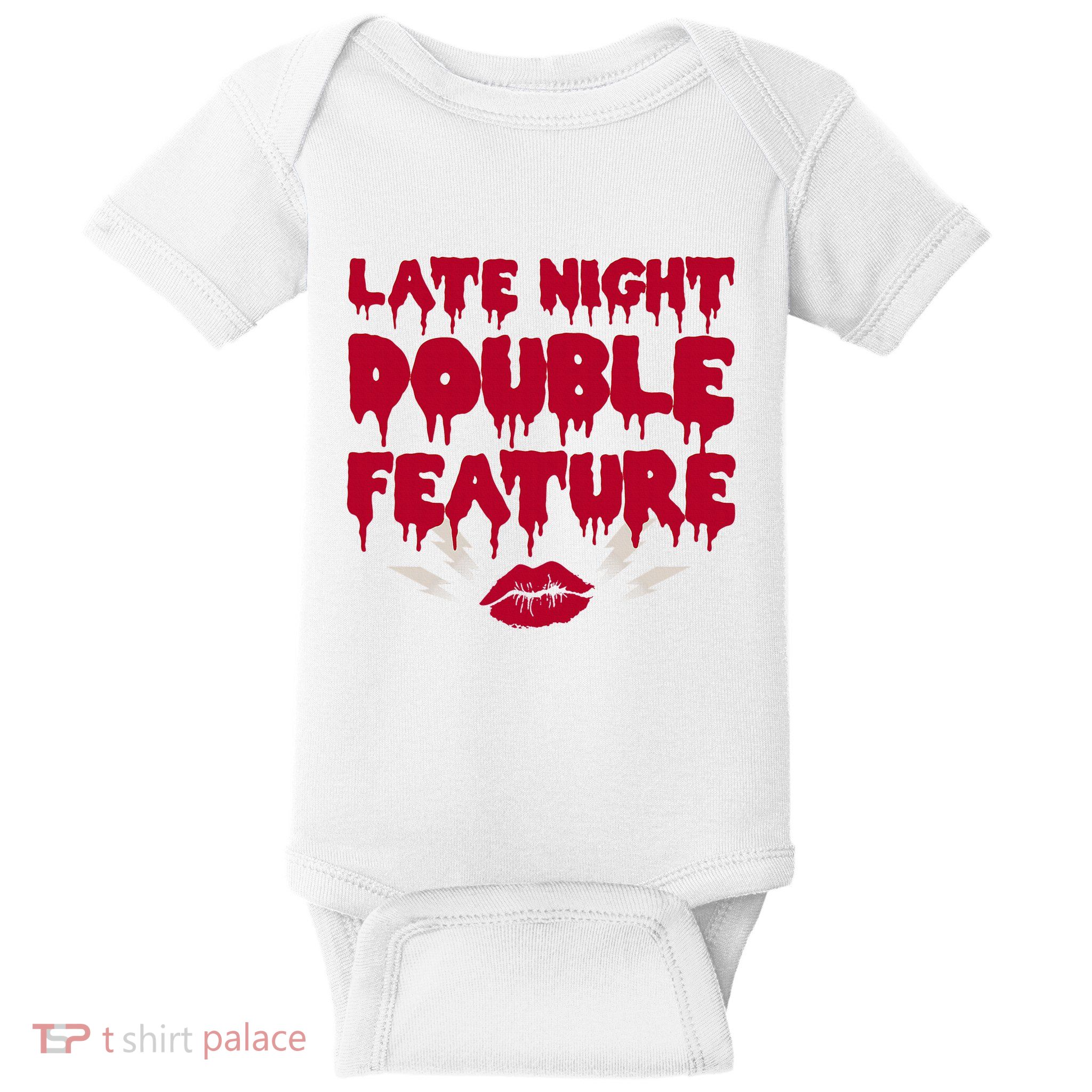 Late Night Double Feature Rock Musical Horror Show Baby Bodysuit