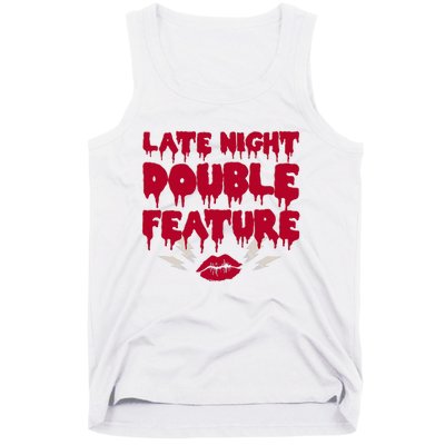 Late Night Double Feature Rock Musical Horror Show Tank Top