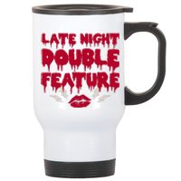 Late Night Double Feature Rock Musical Horror Show Stainless Steel Travel Mug