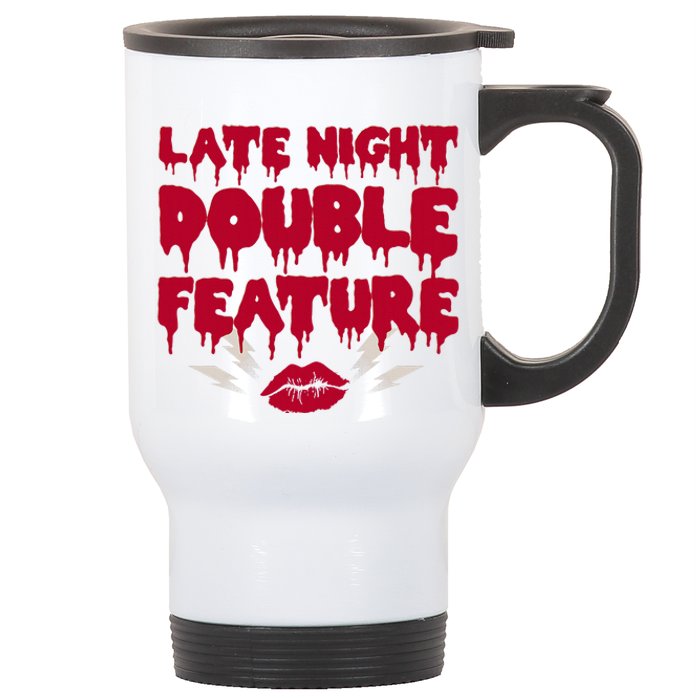 Late Night Double Feature Rock Musical Horror Show Stainless Steel Travel Mug