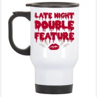 Late Night Double Feature Rock Musical Horror Show Stainless Steel Travel Mug