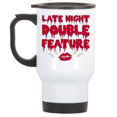 Late Night Double Feature Rock Musical Horror Show Stainless Steel Travel Mug