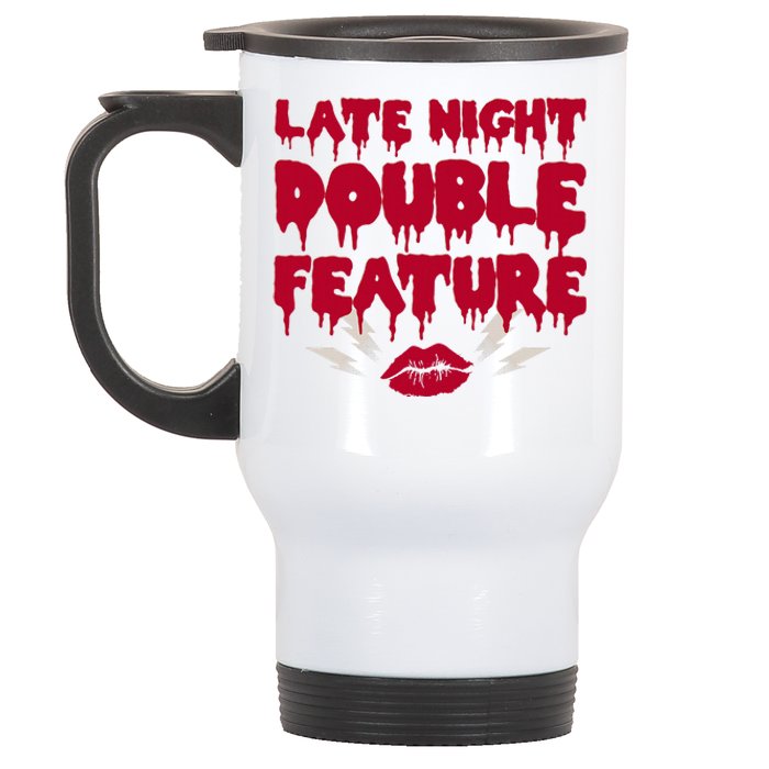 Late Night Double Feature Rock Musical Horror Show Stainless Steel Travel Mug