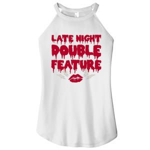 Late Night Double Feature Rock Musical Horror Show Women's Perfect Tri Rocker Tank