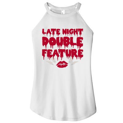 Late Night Double Feature Rock Musical Horror Show Women's Perfect Tri Rocker Tank