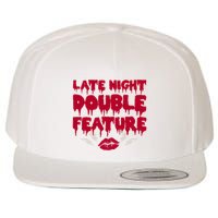 Late Night Double Feature Rock Musical Horror Show Wool Snapback Cap