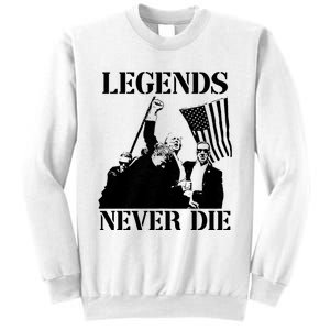 Legends Never Die Trump 2024 Pennsylvania Rally Patriot Sweatshirt