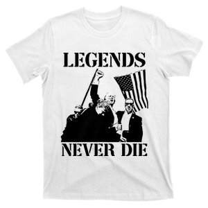 Legends Never Die Trump 2024 Pennsylvania Rally Patriot T-Shirt