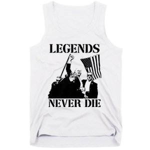 Legends Never Die Trump 2024 Pennsylvania Rally Patriot Tank Top