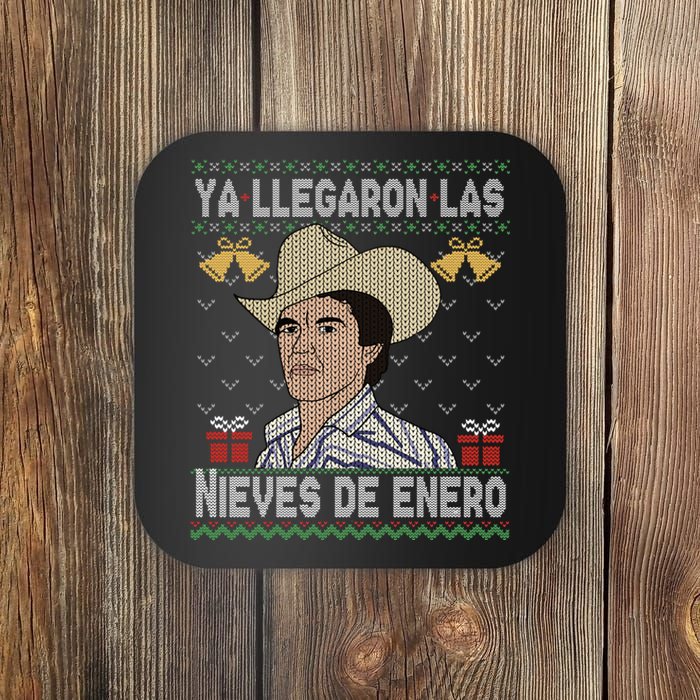 Las Nieves De Enero El Rey Del Corrido Mexican Christmas Coaster