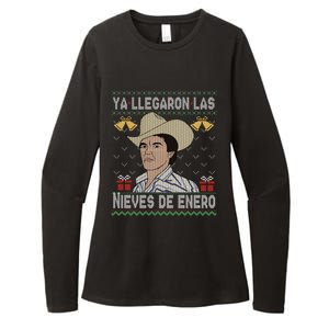 Las Nieves De Enero El Rey Del Corrido Mexican Christmas Womens CVC Long Sleeve Shirt