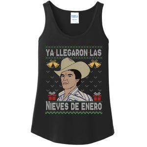 Las Nieves De Enero El Rey Del Corrido Mexican Christmas Ladies Essential Tank