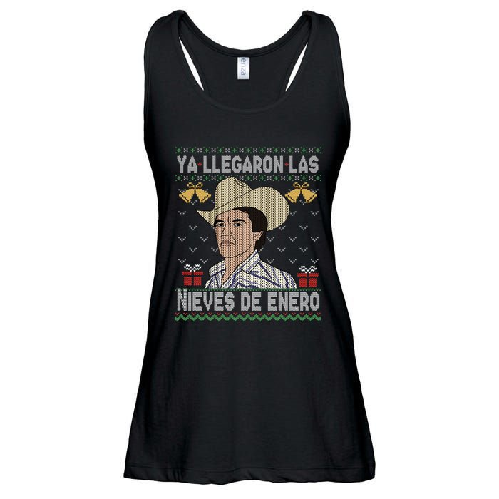 Las Nieves De Enero El Rey Del Corrido Mexican Christmas Ladies Essential Flowy Tank