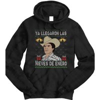 Las Nieves De Enero El Rey Del Corrido Mexican Christmas Tie Dye Hoodie