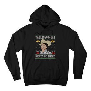 Las Nieves De Enero El Rey Del Corrido Mexican Christmas Tall Hoodie