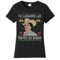 Las Nieves De Enero El Rey Del Corrido Mexican Christmas Women's T-Shirt