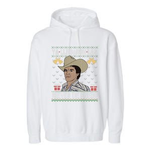 Las Nieves De Enero El Rey Del Corrido Mexican Christmas Garment-Dyed Fleece Hoodie