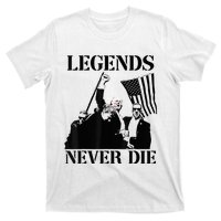 Legends Never Die Trump 2024 Pennsylvania Rally Patriot T-Shirt