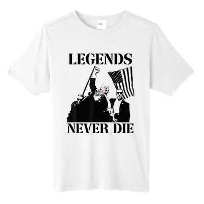 Legends Never Die Trump 2024 Pennsylvania Rally Patriot Tall Fusion ChromaSoft Performance T-Shirt