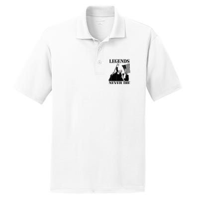 Legends Never Die Trump 2024 Pennsylvania Rally Patriot PosiCharge RacerMesh Polo