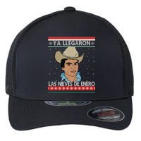 Las Nieves De Enero El Rey Del Corrido Mexican Christmas Flexfit Unipanel Trucker Cap