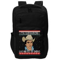 Las Nieves De Enero El Rey Del Corrido Mexican Christmas Impact Tech Backpack