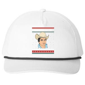 Las Nieves De Enero El Rey Del Corrido Mexican Christmas Snapback Five-Panel Rope Hat