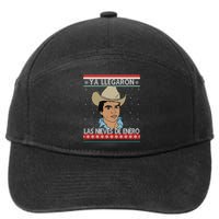 Las Nieves De Enero El Rey Del Corrido Mexican Christmas 7-Panel Snapback Hat