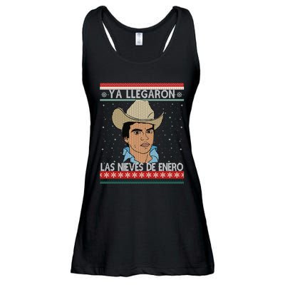 Las Nieves De Enero El Rey Del Corrido Mexican Christmas Ladies Essential Flowy Tank