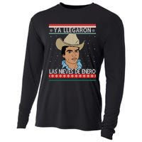 Las Nieves De Enero El Rey Del Corrido Mexican Christmas Cooling Performance Long Sleeve Crew