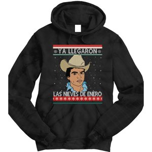 Las Nieves De Enero El Rey Del Corrido Mexican Christmas Tie Dye Hoodie