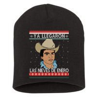 Las Nieves De Enero El Rey Del Corrido Mexican Christmas Short Acrylic Beanie