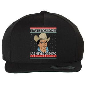 Las Nieves De Enero El Rey Del Corrido Mexican Christmas Wool Snapback Cap