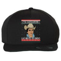 Las Nieves De Enero El Rey Del Corrido Mexican Christmas Wool Snapback Cap