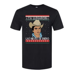 Las Nieves De Enero El Rey Del Corrido Mexican Christmas Softstyle CVC T-Shirt