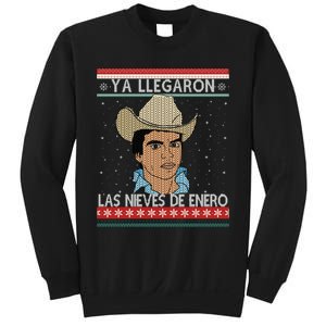 Las Nieves De Enero El Rey Del Corrido Mexican Christmas Sweatshirt