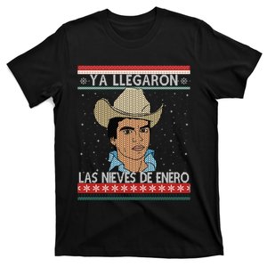 Las Nieves De Enero El Rey Del Corrido Mexican Christmas T-Shirt