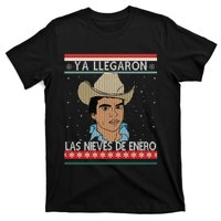 Las Nieves De Enero El Rey Del Corrido Mexican Christmas T-Shirt