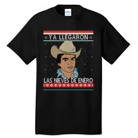 Las Nieves De Enero El Rey Del Corrido Mexican Christmas Tall T-Shirt